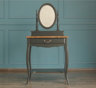 Стол туалетный Leontina с зеркалом (ST9321BLK) Черный в Стерлитамаке