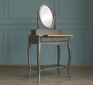 Стол туалетный Leontina с зеркалом (ST9321BLK) Черный в Стерлитамаке - предосмотр 4