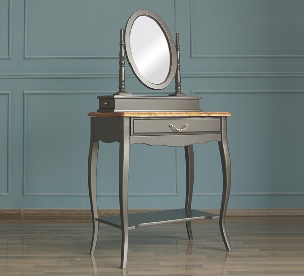 Стол туалетный Leontina с зеркалом (ST9321BLK) Черный в Стерлитамаке - изображение 2