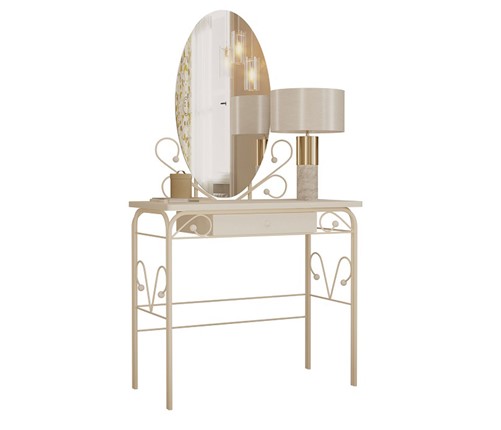Дамский столик кремово-белый (RAL 9001) в Уфе - изображение