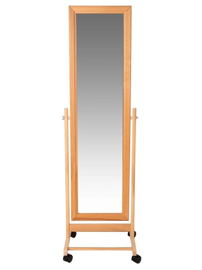 Зеркало напольное в гардероб BeautyStyle 27 (135х42,5см) Светло-коричневый в Стерлитамаке - изображение 1