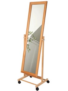 Зеркало напольное в гардероб BeautyStyle 27 (135х42,5см) Светло-коричневый в Стерлитамаке - предосмотр 2