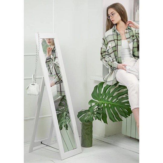 Зеркало напольное в спальню BeautyStyle 8 (белый) в Стерлитамаке - изображение 9