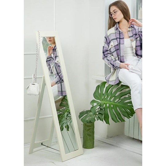 Зеркало напольное в спальню BeautyStyle 8 (слоновая кость) в Стерлитамаке - изображение 7