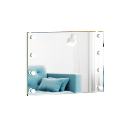 Зеркало навесное с подсветкой Норд, 677.050, белый в Стерлитамаке - изображение