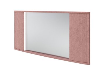 Зеркало прямоугольное Vittoria с подсветкой, Рогожка (Levis 62 Розовый) в Салавате