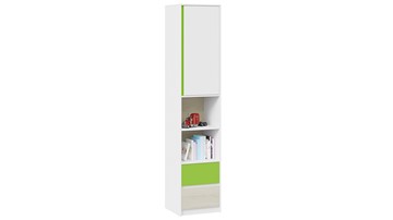 Комбинированный шкаф детский Сканди СМ-386.07.20-20 (Дуб Гарден, Белая, Зеленый) в Стерлитамаке