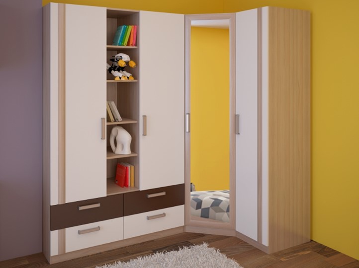 Детский 2-дверный шкаф Walker М02 в Стерлитамаке - изображение 3