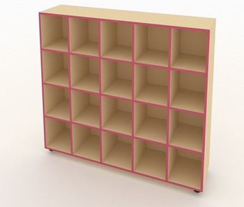 Шкаф для горшков ШГН-15 кромка розовая в Уфе