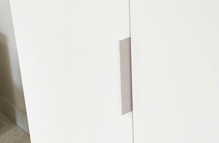 Шкаф двухдверный Зефир 120.01 (белое дерево/пудра розовая (эмаль)) в Стерлитамаке - изображение 7
