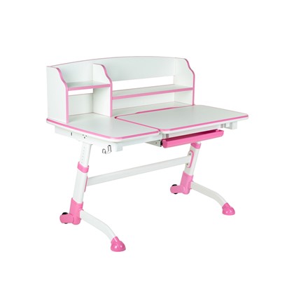 Детский стол-трансформер Amare II Pink с надстройкой в Стерлитамаке - изображение