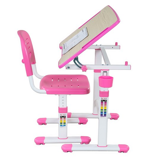 Парта растущая + стул Piccolino II Pink в Уфе - изображение 5