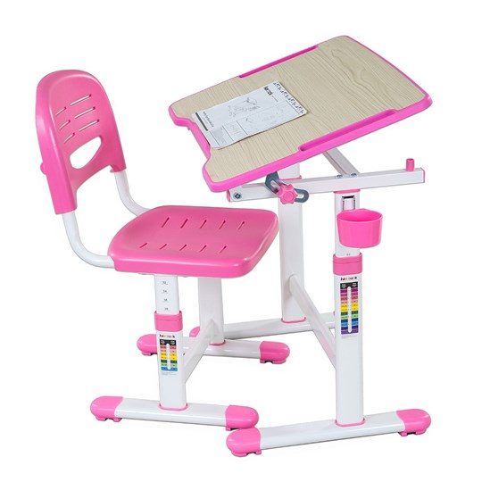 Парта растущая + стул Piccolino II Pink в Уфе - изображение 3