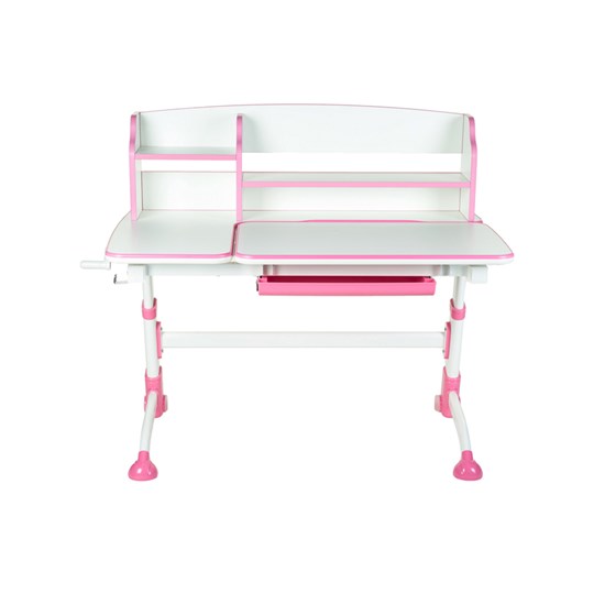 Детский стол-трансформер Amare II Pink с надстройкой в Уфе - изображение 1