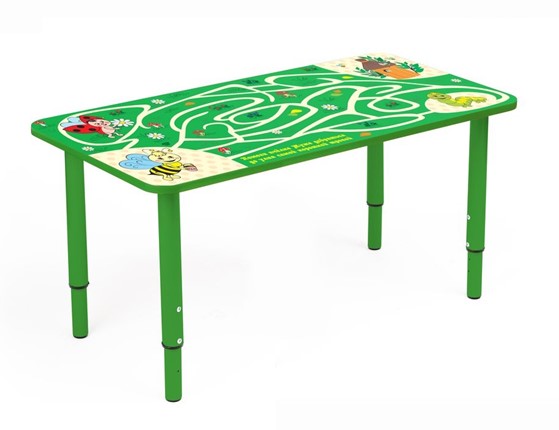 Растущий стол Насекомые (Бежевый,Зеленый) в Стерлитамаке - изображение