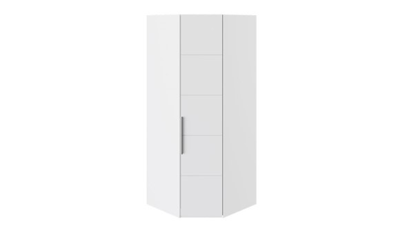 Шкаф угловой Наоми, цвет Белый глянец, Джут СМ-208.07.06 в Уфе - изображение