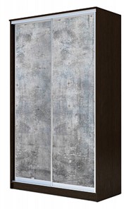 Шкаф 2-х дверный Хит-24-4-12/2-77-22, 2400х1200х420, Бетон Венге в Стерлитамаке