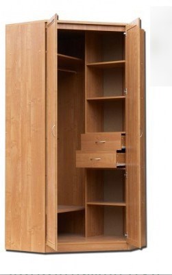 Шкаф распашной 403 несимметричный, цвет Дуб Сонома в Стерлитамаке - изображение 1