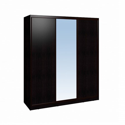 Шкаф 2000 Домашний Зеркало/ЛДСП, Венге в Стерлитамаке - изображение