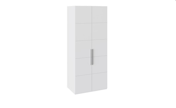 Шкаф Наоми с 2-мя дверями, цвет Белый глянец СМ-208.07.03 в Стерлитамаке - изображение