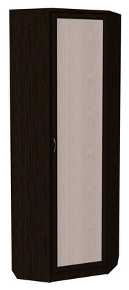 Шкаф 402 угловой со штангой, цвет Венге в Салавате - изображение