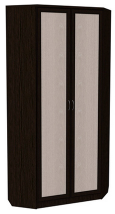 Шкаф 401 угловой со штангой, цвет Венге в Уфе - изображение