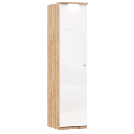 Шкаф одностворчатый Фиджи ЛД 659.224, белый в Стерлитамаке - изображение