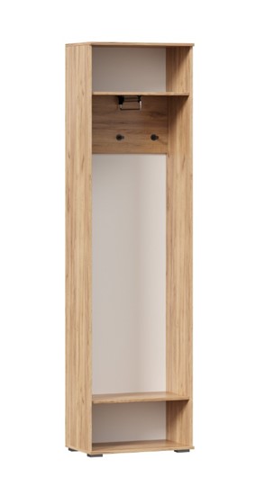Шкаф одностворчатый Фиджи с декоративными накладками 659.300, Дуб Золотой/Антрацит в Уфе - изображение 2