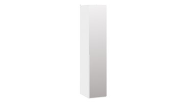 Шкаф с 1 зеркальной дверью Порто (580) СМ-393.07.002 (Белый жемчуг/Белый жемчуг) в Уфе