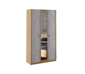 Распашной шкаф Глэдис М23 (Дуб золотой/Цемент светлый) в Стерлитамаке - предосмотр