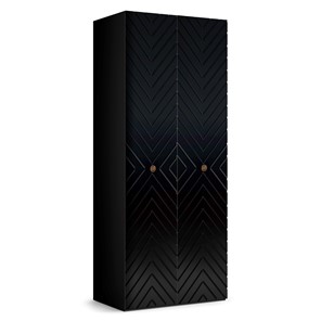Шкаф с глухим фасадом Кураж Марсель 900 (черный) в Стерлитамаке
