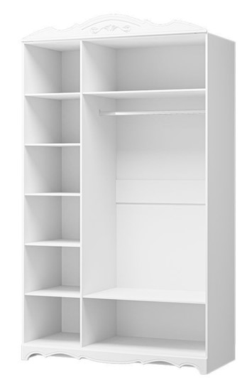 Шкаф трехдверный Лотос ШР-3 (Белый) 1 зеркало в Стерлитамаке - изображение 1
