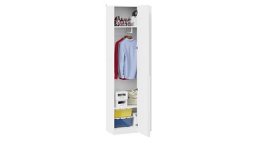 Шкаф для одежды Порто (366) СМ-393.07.231 (Белый жемчуг/Белый софт) в Уфе - предосмотр 1