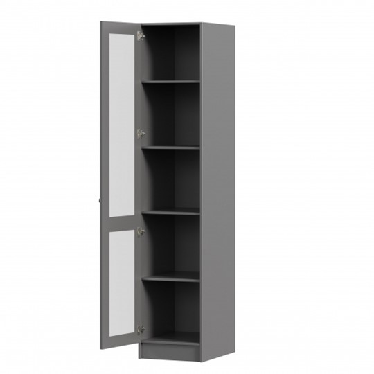 Шкаф одностворчатый  Амели (Оникс Серый) ЛД 642.850 в Стерлитамаке - изображение 1