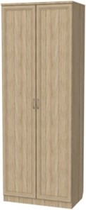 Шкаф 2-х створчатый 101 со штангой,цвет Дуб Сонома в Стерлитамаке - предосмотр
