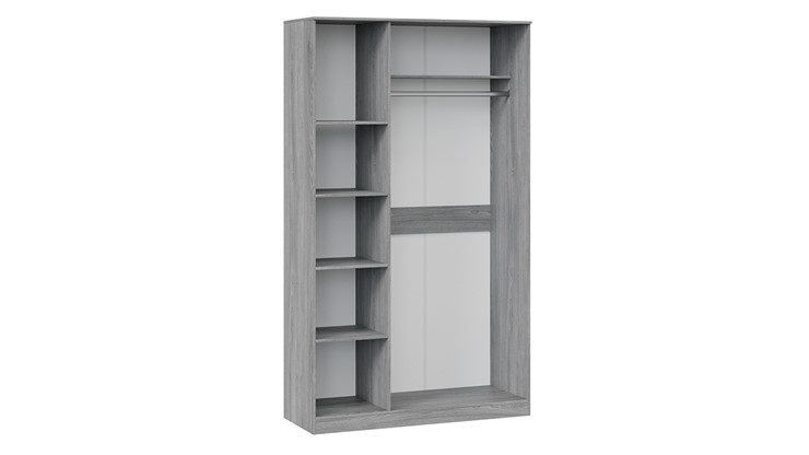 Распашной шкаф Миранда (Дуб Гамильтон/Белый глянец) в Стерлитамаке - изображение 3