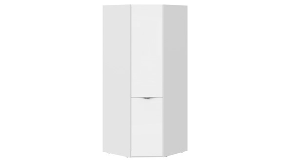 Угловой шкаф со стеклянной дверью Глосс СМ-319.07.311 (Белый глянец/Стекло) в Стерлитамаке - изображение