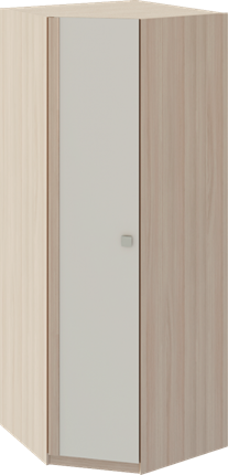 Шкаф Глэдис М21 (Шимо светлый/Белый текстурный) в Стерлитамаке - изображение