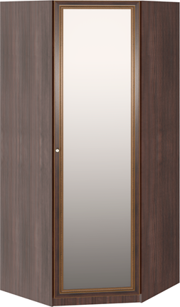 Шкаф угловой Беатрис М01 (Орех Гепланкт) в Стерлитамаке - изображение