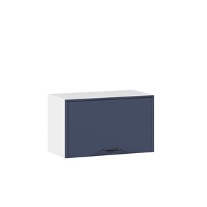 Навесной горизонтальный шкаф 600 Индиго ЛД 298.710.000.119, Белый/Тёмно-синий в Стерлитамаке