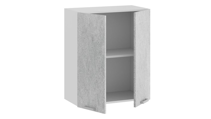 Навесной кухонный шкаф Гранита 1В6 (Белый/Бетон снежный) в Стерлитамаке - изображение 1