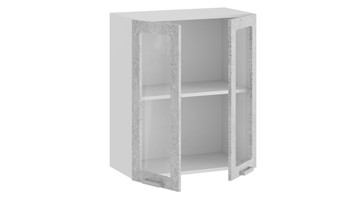 Шкаф кухонный Гранита 1В6С (Белый/Бетон снежный) в Стерлитамаке - предосмотр 1