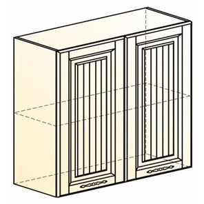 Шкаф навесной Бавария L800 H720 (2 дв. гл.) в Стерлитамаке