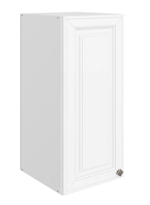 Шкаф настенный Мишель L300 H720 (1 дв. гл.) эмаль (белый/белый) в Стерлитамаке