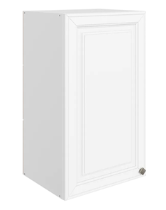 Навесной кухонный шкаф Мишель L400 H720 (1 дв. гл.) эмаль (белый/белый) в Стерлитамаке