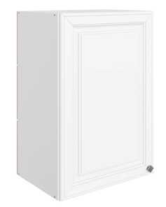 Шкаф кухонный Мишель L450 H720 (1 дв. гл.) эмаль (белый/белый) в Стерлитамаке