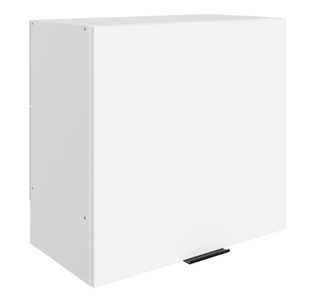 Шкаф навесной под вытяжку Стоун L600 Н566 (1 дв. гл.) (белый/джелато софттач) в Стерлитамаке - предосмотр