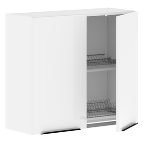 Кухонный шкаф с посудосушителем IBIZA Белый MHSU 8072.1P (800х320х720) в Стерлитамаке - предосмотр