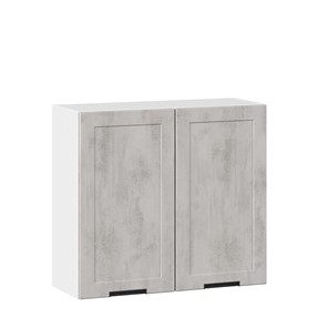 Кухонный навесной шкаф 800 Джамис ЛД 296.360.000.022, Белый/Белый камень в Стерлитамаке