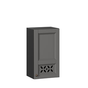 Навесной шкаф Амели-3 400 ЛД 299.320.000.025, Черный/Оникс серый в Салавате